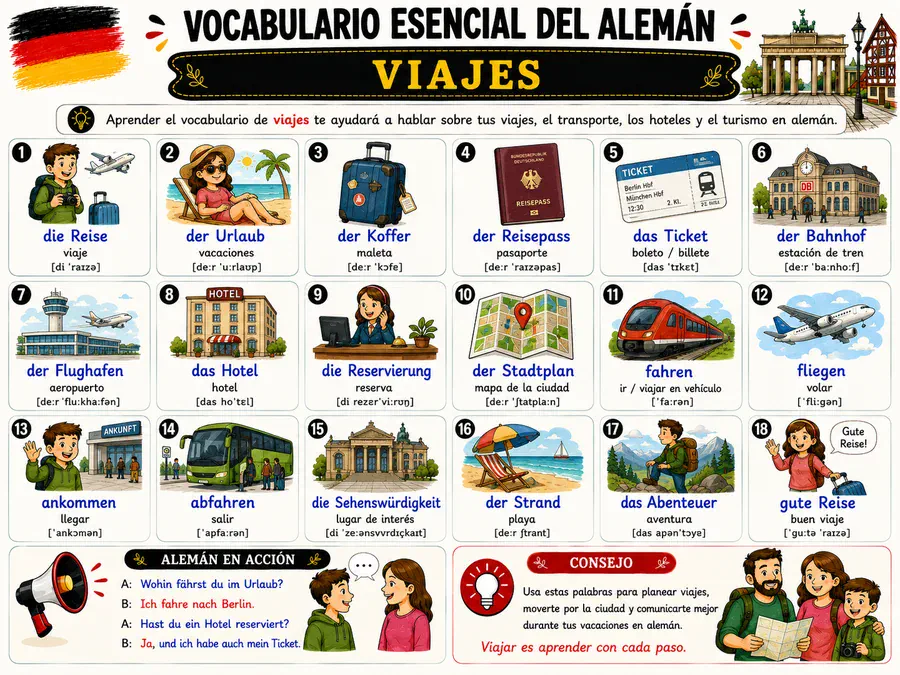 Página ilustrada del material