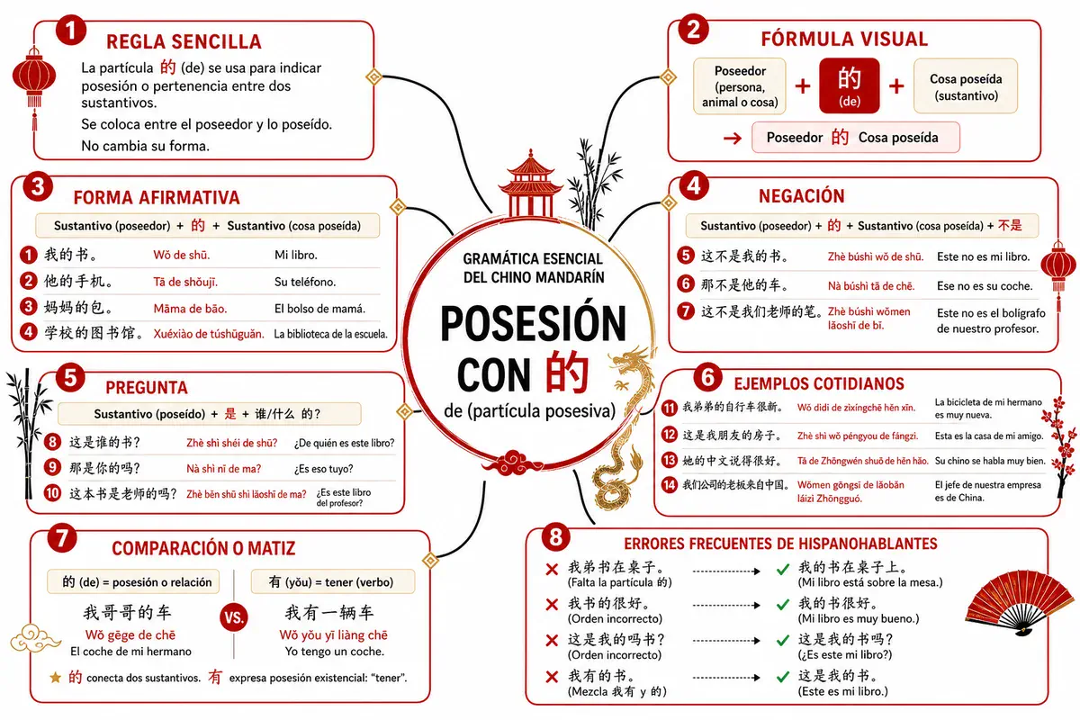 Página ilustrada del material