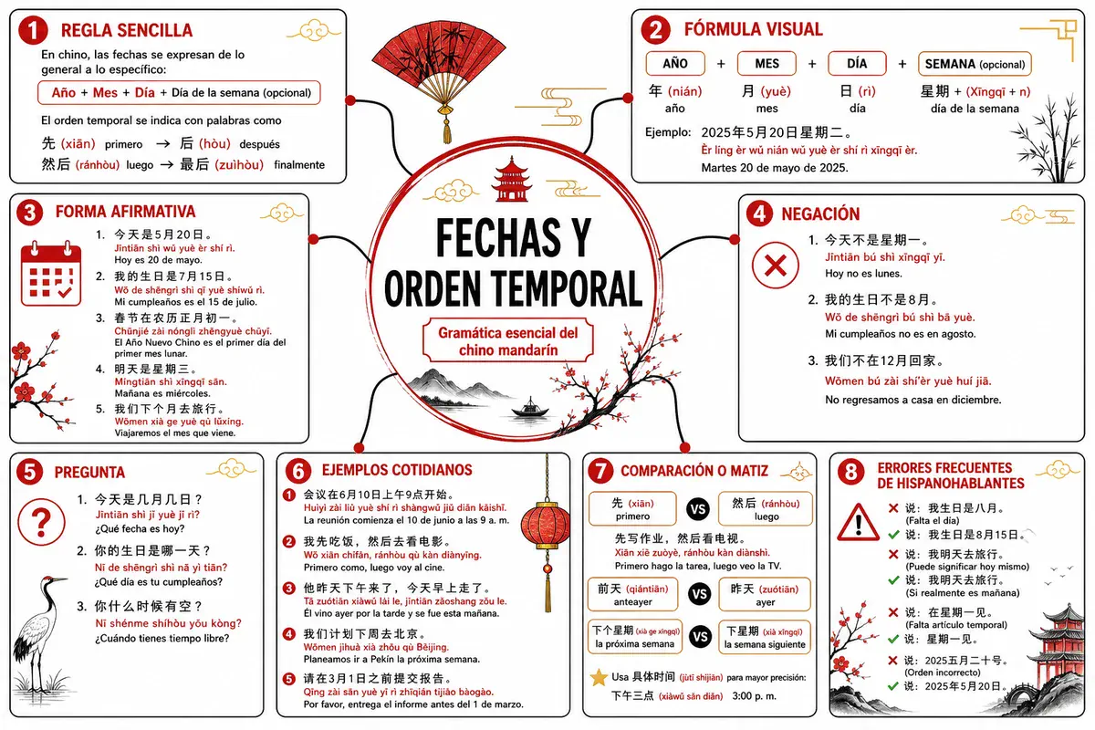 Página ilustrada del material