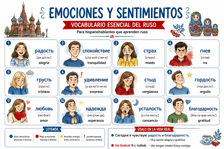 Página ilustrada del material